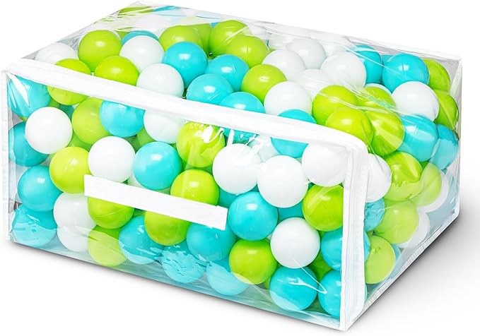 100 Ball Pit Balls for Kids, Plastic Balls for Ball Pit, Play Balls for Toddlers Babies, Ideal for Ball Pit, Kiddies Pool, Indoor Playpen