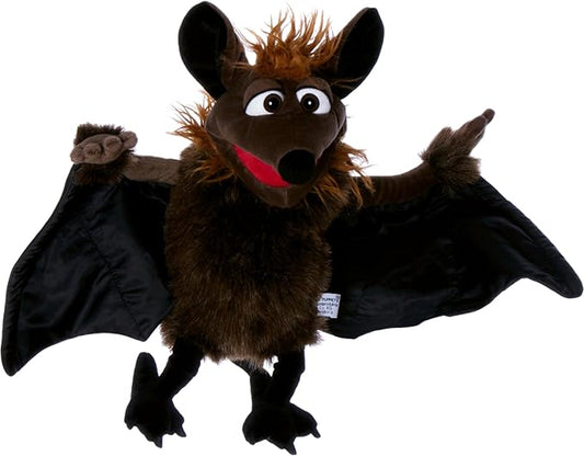 Living Puppets - Ren The 26-Inch Flying Bat, Plush Hand Puppet for Boys and Girls