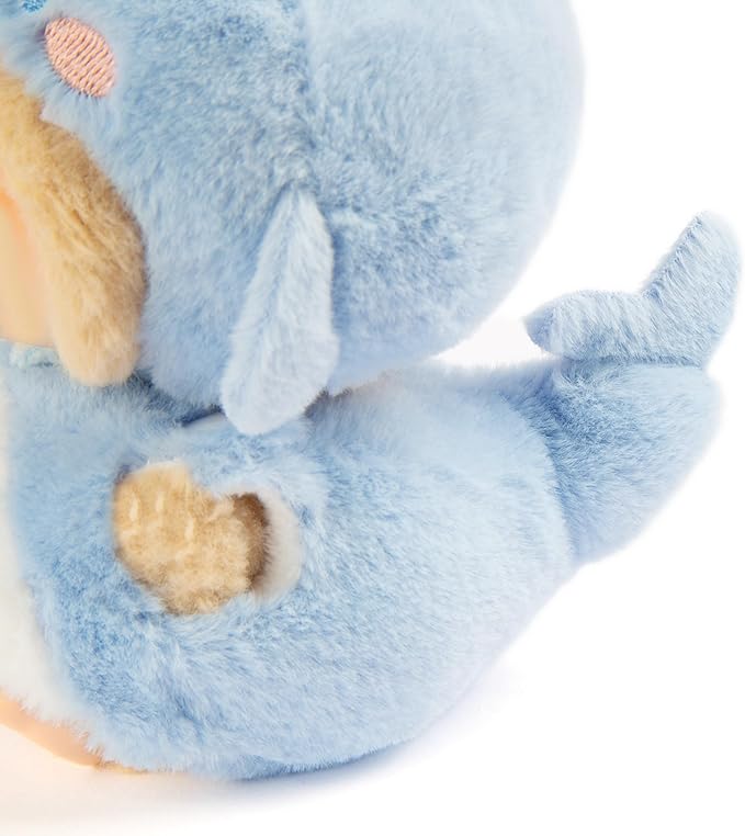 Plush Doll Clothes for Labubu - Cute Animal 17cm Doll Clothing, Premium Doll Accessories Clothes for Collectors or Display - Kawaii Shark Costume (No Dolls)