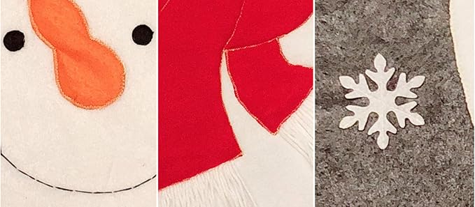 HESHIFENG. party & accessories Christmas Snowman Santa Deer Toilet Seat Cover and Rug Set Red Christmas Decorations Bathroom (Snowman Style 2)