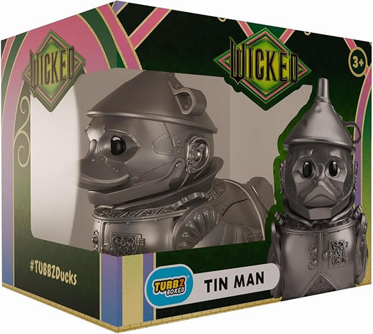 TUBBZ Boxed Edition: Wicked for Good - Tin Man Cosplaying Rubber Duck Vinyl Figure – Official Collectible for Fans of Wicked