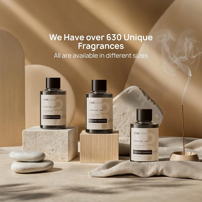VINEVIDA [4 Oz] Inspired by: Palo Santo; Diffuser Oil Refill | Premium Scent Diffuser Oil for Home