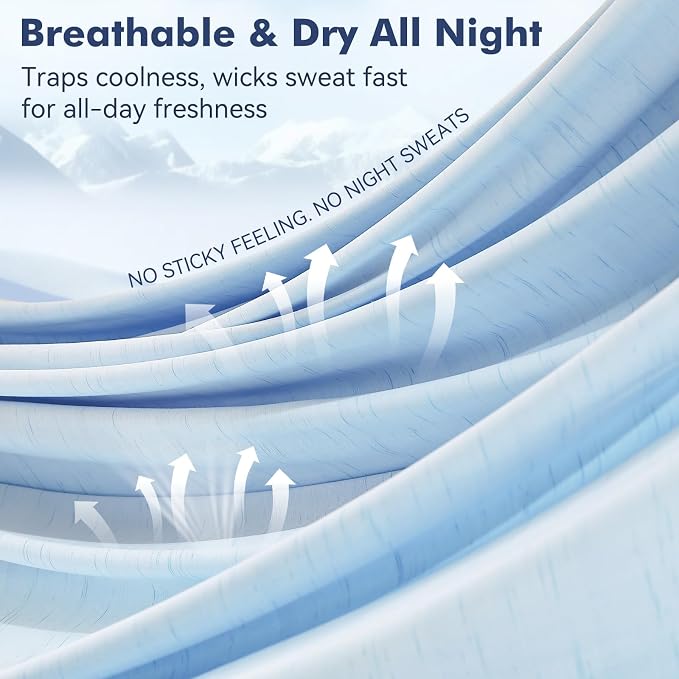 Elegear Double-Sided Arc-Chill® 3.0 Cooling Blanket for Hot Sleepers, King | Q-Max>0.5 Cooling Fabric, Absorbs Heat to Keep Body Cool, Lightweight Summer Blankets for Night Sweats & Menopause, 108"x90"