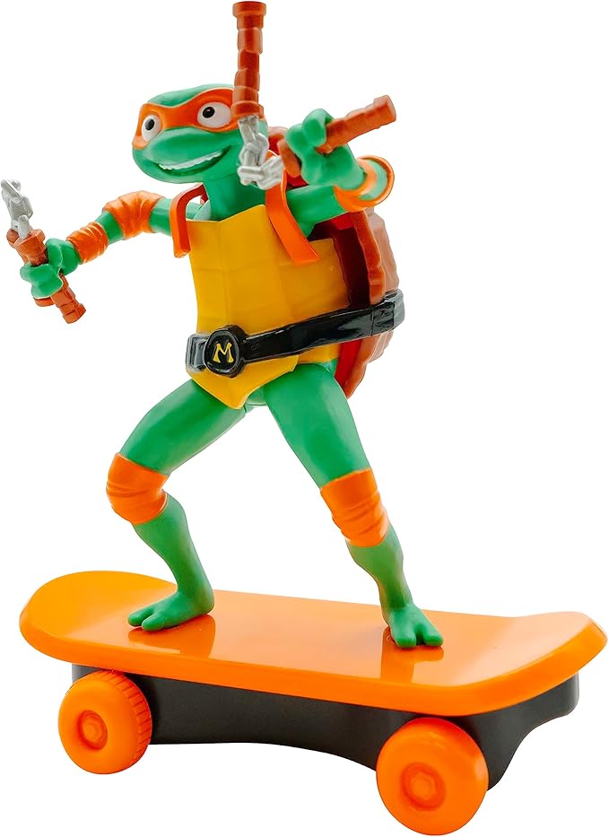 Teenage Mutant Ninja Turtles 5" Sewer Shredders Movie Edition Michelangelo Ages 3+ Shredding Action Figure