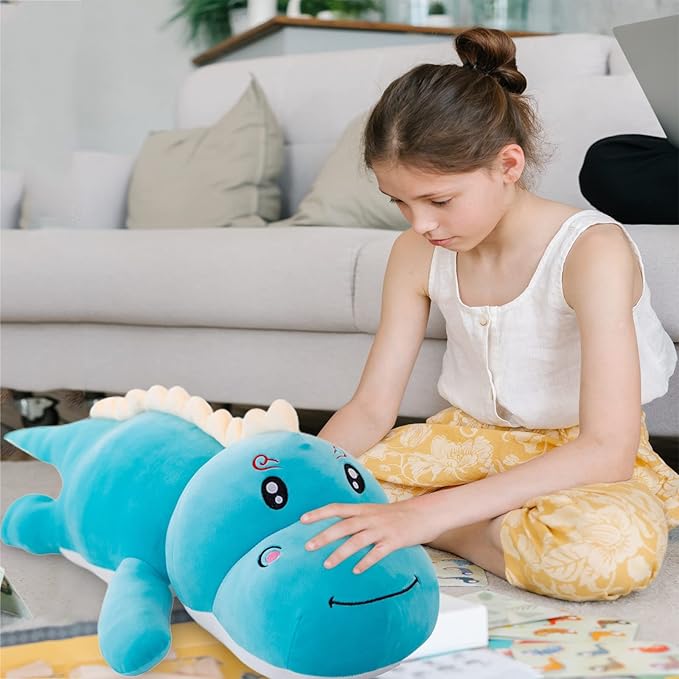 Plush Toy Pillow,Stuffed Animals Doll,Soft Lumbar Back Cushion Big Dinosaurs Plushies Stuffed Toy Cute Pillows,Great for Kids Birthday,Valentine