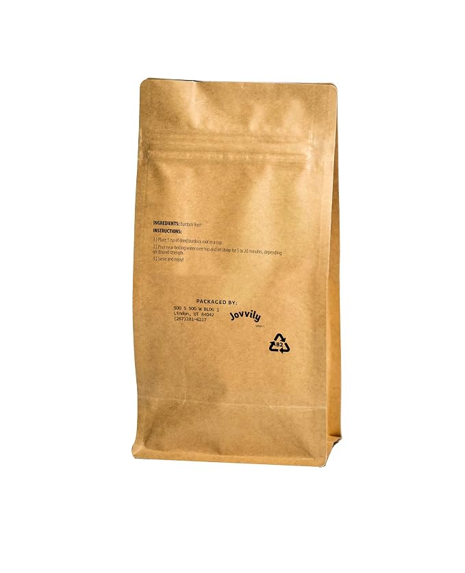 Jovvily Burdock Root - 1lb - Cut & Sifted - Herbal Tea - Caffeine Free