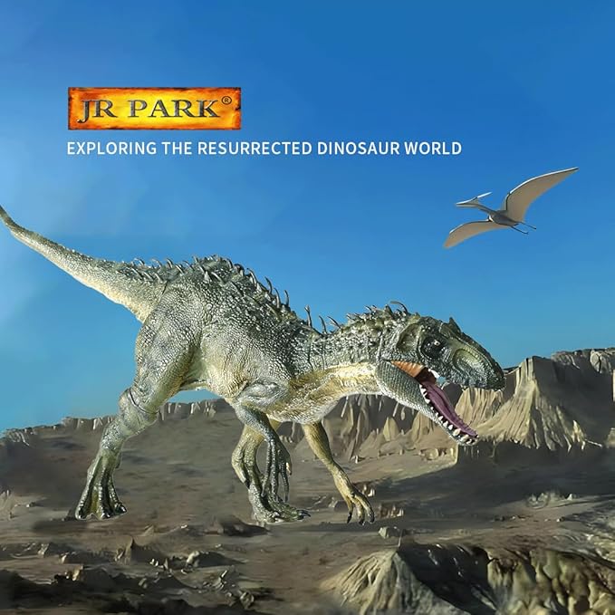 Large Realistic Tyrannosaurus Rex Toy, 15.7 inch T-REX Dinosaur Colletion, Kids' Play Dinosaur & Prehistoric Creature Figures with Moveable Jaw, Red, Ages 8+
