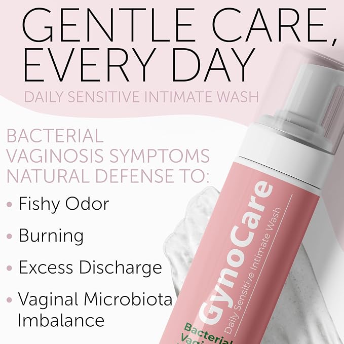 Terramed Just Think Comfort Feminine Wash | BV for Women | ph Balance Feminine Wash for Bacterial Vaginosis Symptoms Relief | Probiotic & Prebiotic Cleanser | Vaginal Dryness Hydration & Odor Control