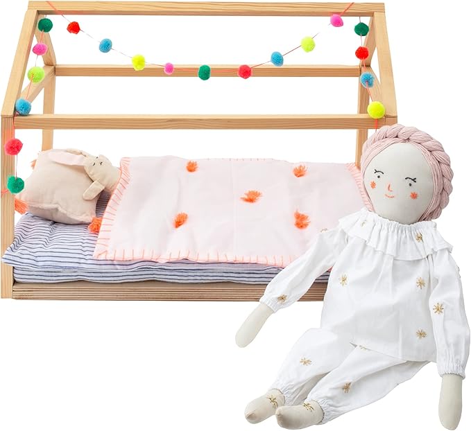 Meri Meri Wooden Bed Dolly Accessory (Pack of 1)