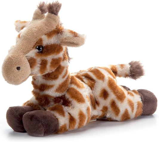 The Petting Zoo Giraffe Stuffed Animal Plushie, Gifts for Kids, Scoopz Wildlife Animals, Giraffe Plush Toy, 8 inches