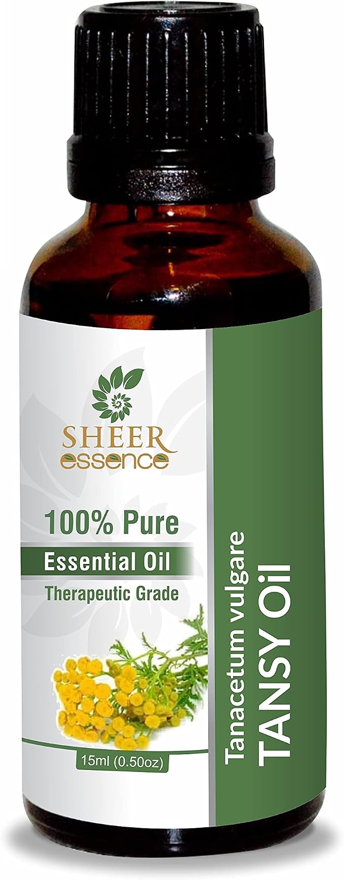 Tansy Oil (Tanacetum Vulgare) Essential Oil 100% Pure Natural Undiluted Uncut Therapeutic Grade Oil 16.90 Fl.OZ