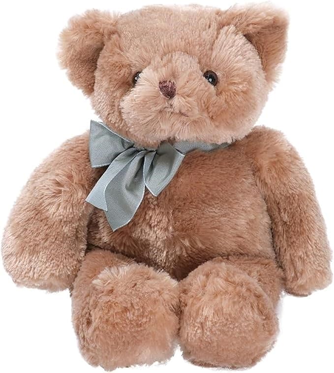 Bearington Baby Gus The Brown Teddy Bear Plush, 13 Inch Bear Stuffed Animal