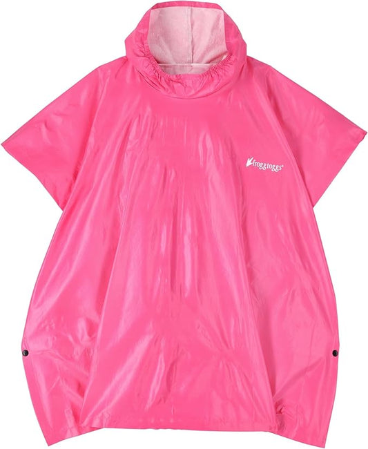 FROGG TOGGS Ultra-lite2 Waterproof, Breathable Rain Poncho, Adult and Youth Sizes