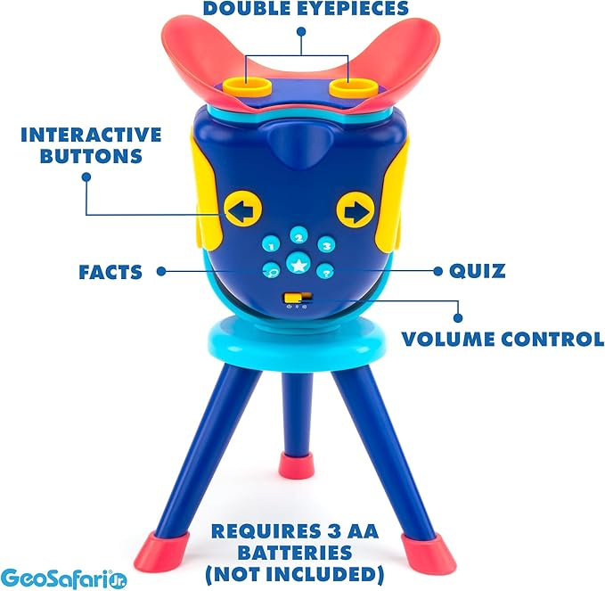 Educational Insights GeoSafari Jr. Talking Space Explorer, Preschool Science STEM Toy, Easter Basket Stuffers for Kids, Gift for Kids Ages 4+