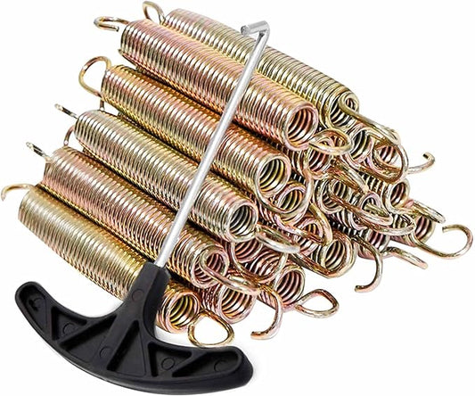 ACWARM HOME 20pcs Trampoline Springs 5.5/6.5 Inch Heavy Duty Galvanized Steel High Tensile Replacement Kit with T-Hook,Trampoline Accessories
