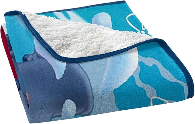 Disney Sitich Blanket Stitch 626 Double Sided Silk Touch Lap Throw Blanket 46" x 60"