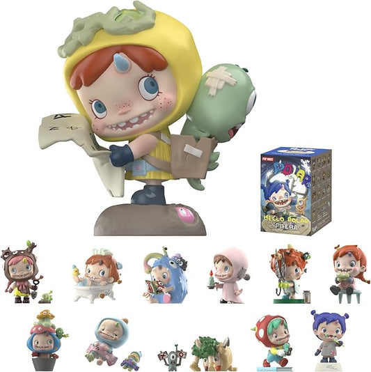 POP MART Polar - Hello Polar Season 1 Series Blind Box Figures, Random Design Action Figures Collectible Toys Home Decorations, Holiday Birthday Gifts, Single Box
