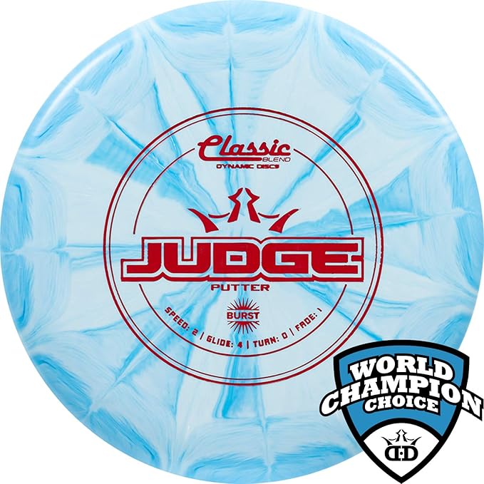 Dynamic Discs Judge Disc Golf Putter, Men and Women Frisbee Golf Putter Set, 170g+, Discs Golf Color & Stamp Will Vary, 5 Pack