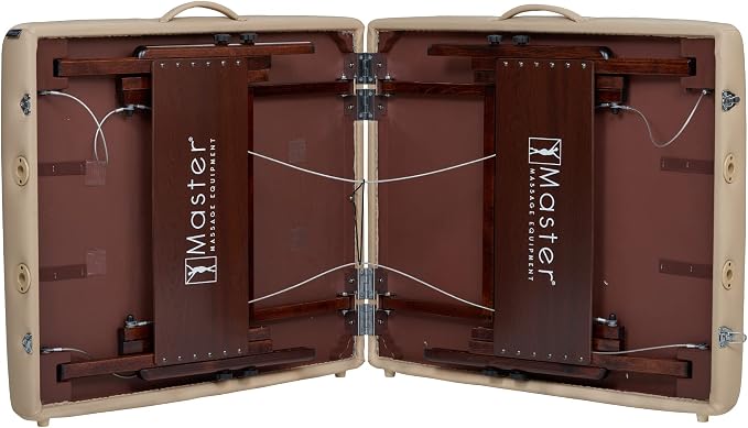 Master Massage Del Ray Pro 30" Portable Massage Table (30" W x 84" L), 750 lbs. Capacity, 3" Cushioning