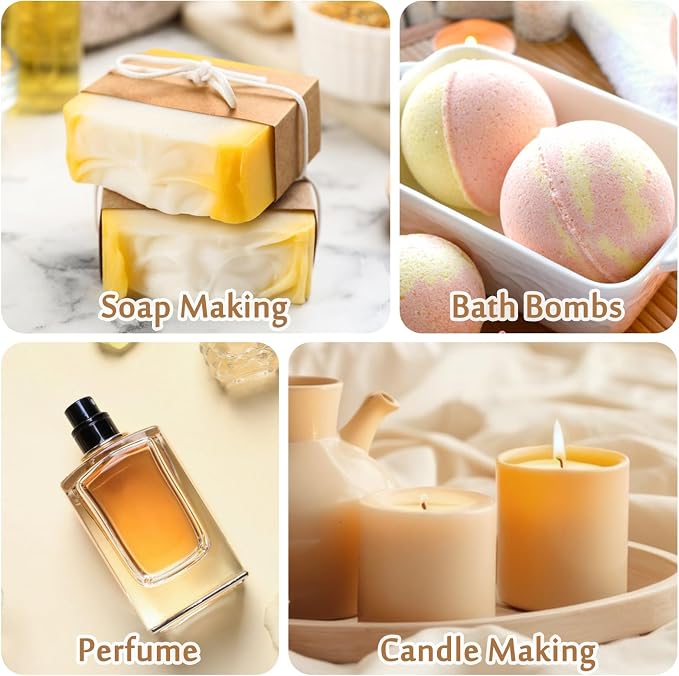 Creamy Vanilla Essential Oil, 100ml Vanilla Fragrance Oil, Aromatherapy Oil for Candle/Soap Making, Massage -3.38FL.OZ