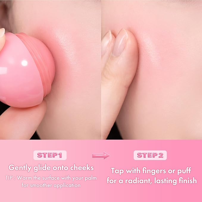 rom&nd JUICY ROLL CHEEK 03 White Peach | K-Beauty Liquid Blush for Clear, Dewy Glow | Effortless Roll-On Application | Long-Lasting & Hydrating