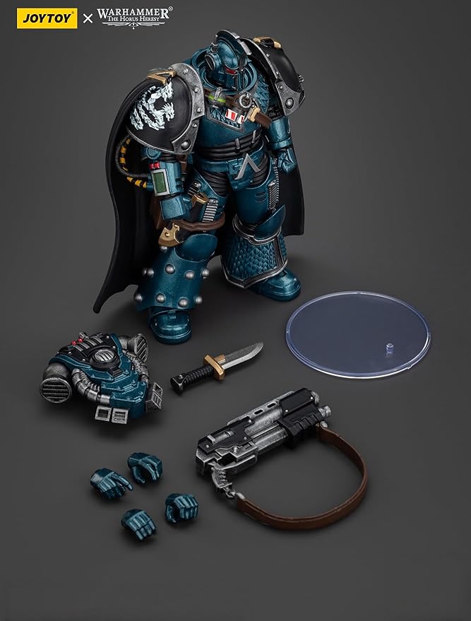 JOYTOY Warhammer The Horus Heresy 1/18 Action Figure-Alpha Legion Saboteur Consul-Collection Model Birthday Gifts