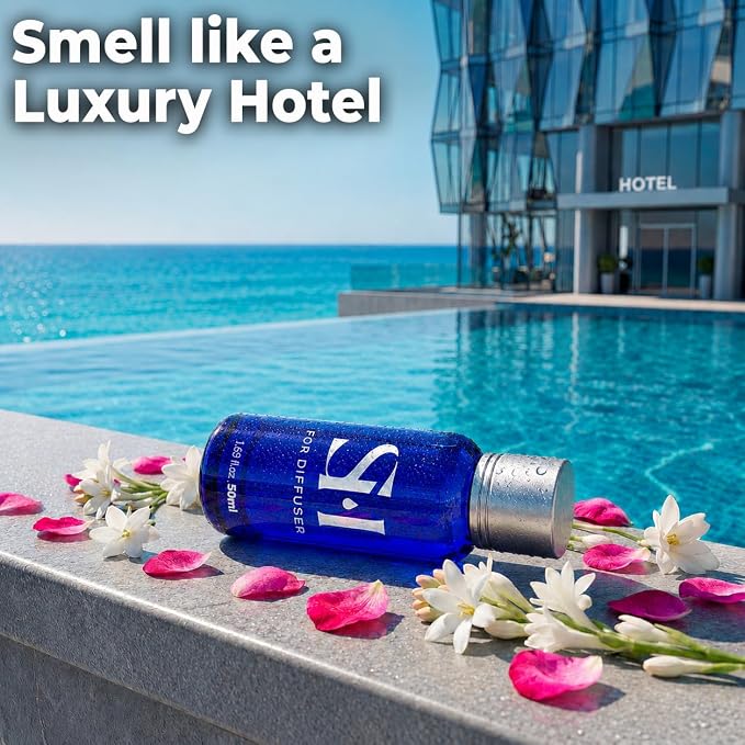 Inspired by Day Dream DD10 Hotel Scent Diffuser Oil | 1.69 Fl oz (50 ml) - Waterless Diffuser Oil Refill & Highly Concentrated Fragrance Oil, Diffuser Oil Scents, Hotel Oil Diffuser