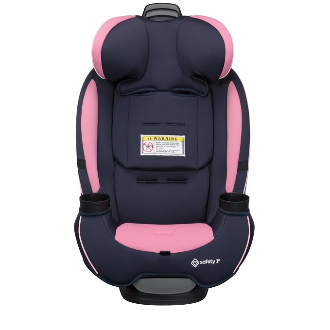 Safety 1st Grow and Go All-in-One Convertible Car Seat, Rear Facing, 5-40 lbs, Forward Facing (30–65 lbs), High Back Booster Seat 40-100 pounds, Vineyard Girl