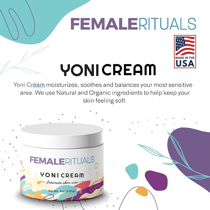 Intimate Vaginal Moisturizer for Women Clinically Tested for Dryness, Itching, Burning & Vagina Odor - All Natural Vaginal Moisture Cream for Feminine Care & Intimate Skin Care 4oz