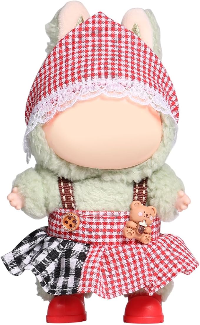 AICase for 17cm Doll Clothes/Outfit,Clothing Set for 17cm Doll,3 Piece Set Hat Clothing,Boys and Girls Stylish Adorable Clothes Accessories_07