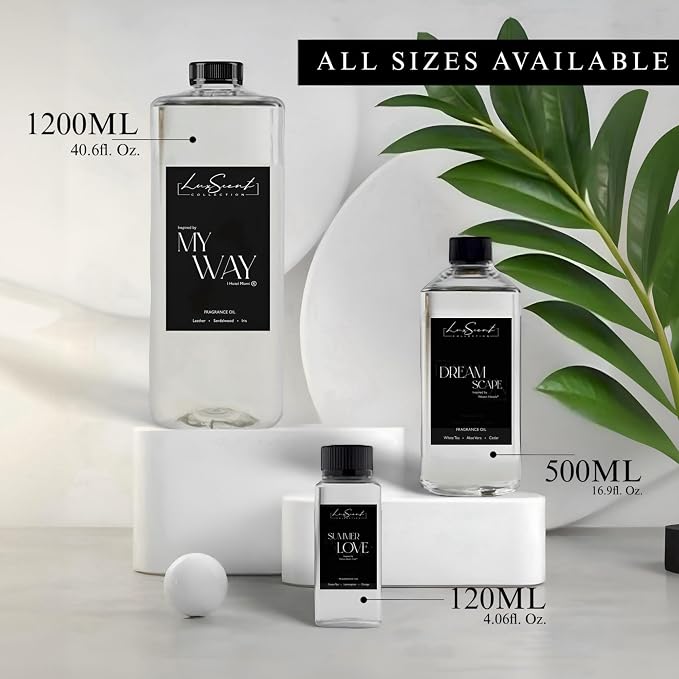 My Way Aroma Essential Oil 120ML - Hotel Scent Fragrances - Luxury Home & Office Aromatherapy Diffuser Oils - Waterless Oil - Luxury Hotel Diffuser Oil