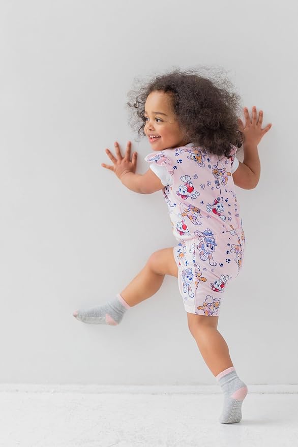 Paw Patrol Marshall Chase Skye Girls Sleeveless Romper Toddler to Big Kid
