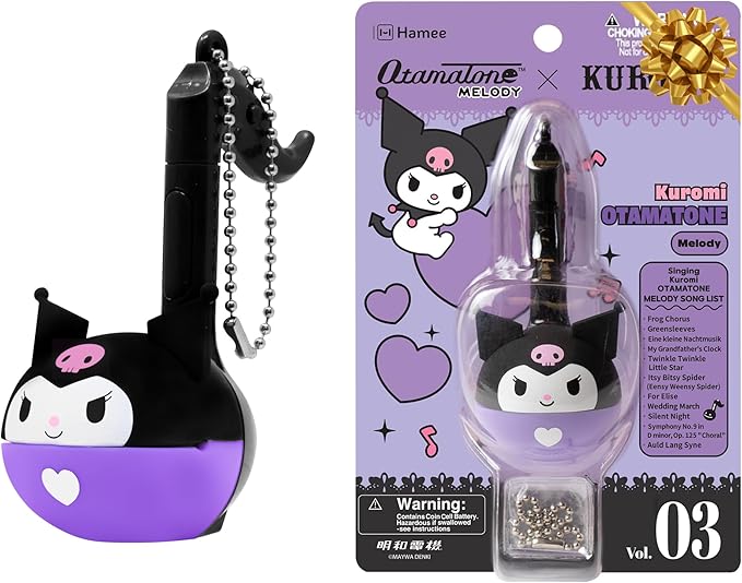 Otamatone Melody Hello Kitty and Friends Electronic Portable Music Instrument / Synthesizer Toy from Japan by Maywa Denki [English Instructions] - Kuromi
