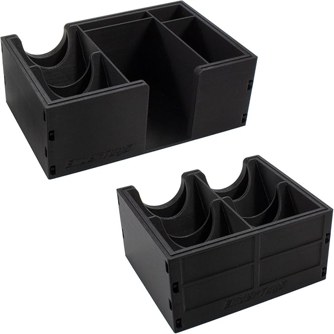 EnderToys TCG Rip Sort and Ship Station Sort Tray and Card Protector Caddy - Modular Collectible Trading Card Organization, Storage and Prep System