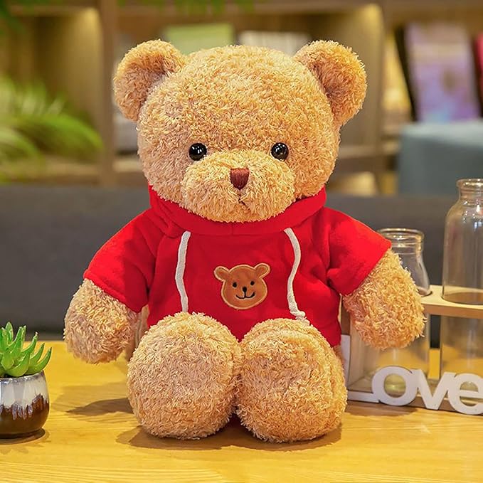Teddy Bear Stuffed Animal Cute Teddy Bear Plush Toy 11.8" for Girls Christmas Valentine's Day
