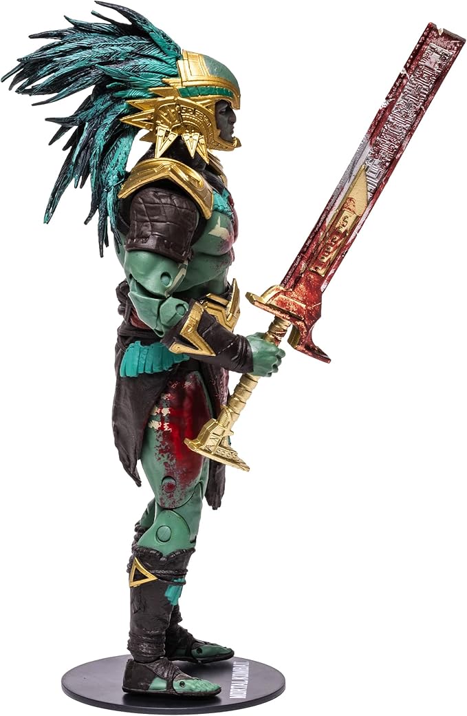 McFarlane Toys Mortal Kombat Kotal Kahn (Bloody) 7" Action Figure with Accessories