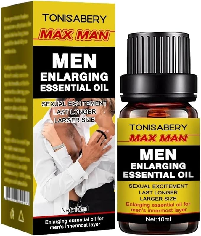 MAX Man, Massage Oil for Men 10ml (Yellow) Male Enhancement Men's Re-Vitalize Enlargement Cream (3)