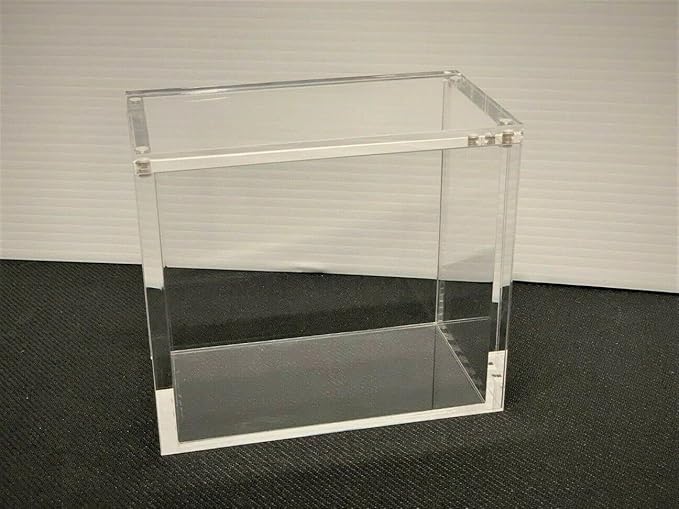 Acrylic Clear Magnetic Display Case 6MM Thick Magnetic Closure Made for Pokemon TCG Booster Boxes
