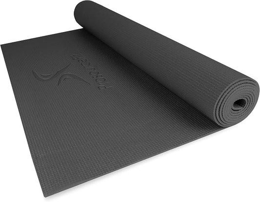 ProsourceFit Classic Yoga Mat 1/8” (3mm) Thick, Extra Long 72-Inch Lightweight Fitness Mat with Non-Slip Grip for Yoga, Pilates, Exercise