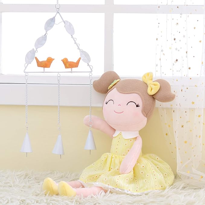 Gloveleya Baby Girl Plush Doll – 16 Inch Soft Snuggle Doll, Cute Toddler Gift with Gift Box, First Baby Doll for Girls, Birthday, Christmas & Holiday Present