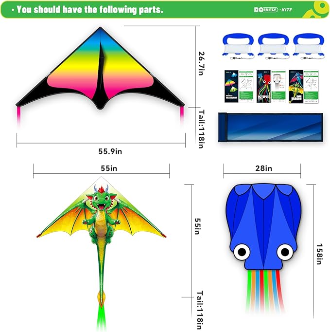 Kite for Ages 8-12, Easy to Fly and Assemble Rocket Kites for Beginner, Single Line String Professional Kites for Beach and Outdoor Activity