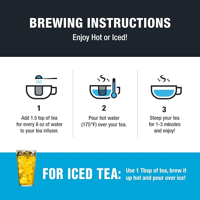 Tiesta Tea - Lean Green Machine, Loose Leaf, Light Citrus Green Tea, Premium Loose Leaf Blend, Medium Caffeinated, Brews Up to 50 Cups, 4 Ounce Refillable Tin