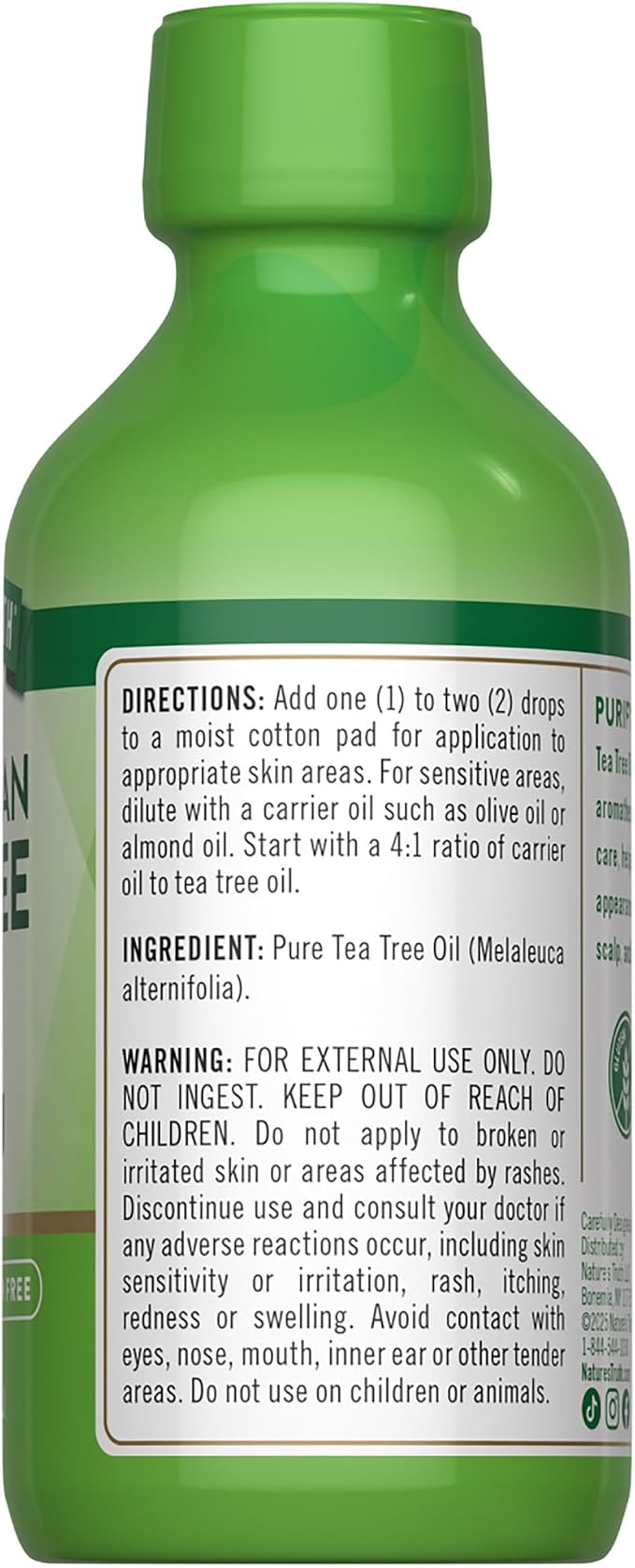 Nature's Truth Tea Tree Oil for Skin | 2 oz | Diffuser and Aromatherapy | Pure Australian Tea Tree Essential Oil | Non-GMO & Gluten Free