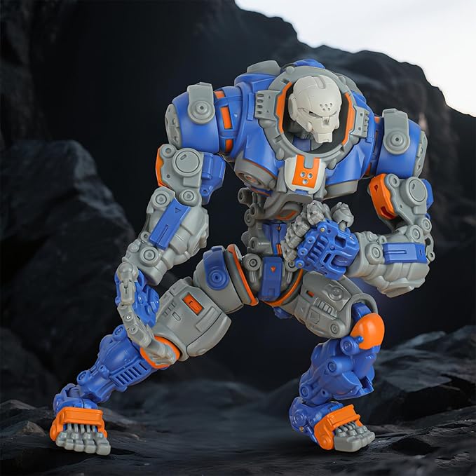 Action Figures Multi-Jointed Movable Robot Toy, Science Fiction Mecha Model Player Collection Model Multi-Articular Action Figures for Desktop Decorations