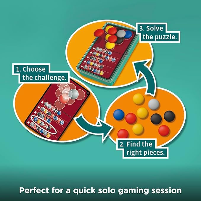 Dimension: The Brain Game to Go | Brainteasers |Puzzles| Solo Games | 1 Player | Dimension | Stacking Game | Kosmos Game