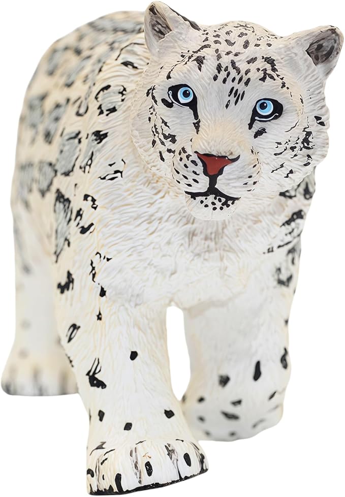 Gemini&Genius Leopard Figurine Toy, Wildlife World Action Figures, Great Gift, Collection, Cake Topper, Storytelling Prop and Room Decor for Kids