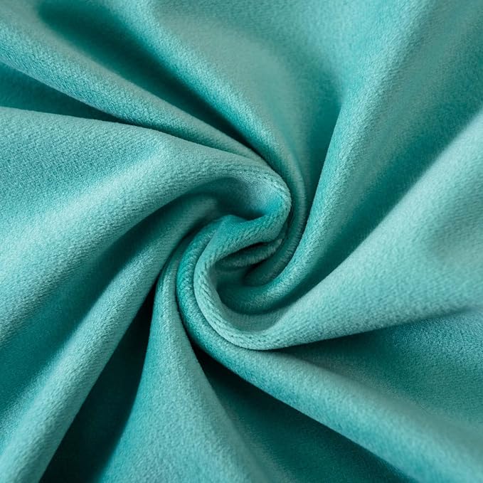 16x24 Velvet Throw Pillow Covers Set of 2 for Couch Bed Sofa,Teal Green | Decorative Soft Pillow Covers with Invisible Zipper for Couch Sofa Bed Living Room Bedroom Home Decor
