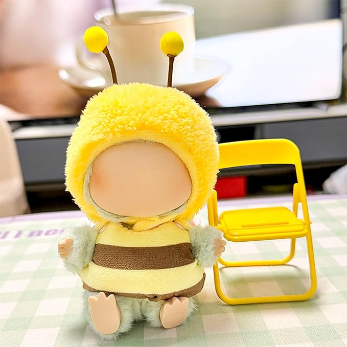 Clothes Fit for 17CM Doll, Fashion Doll Clothes Outfit Set Cute Theme Designer Toys Dress Accessories for Collector Fans Display (Bee)