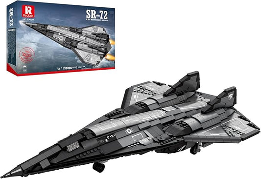 SR-72 Reconnaissance Fighter Jet Building Set, Military Airplane Toys Construction Set 33039, Model Plane Kit Aviation Collection, Gifts for Teens 14+, Adult and Military Fans