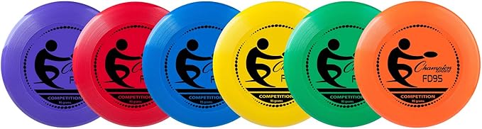 Champion Sports Competition Plastic Discs, Assorted Color